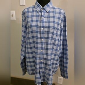 J. Crew Blue Plaid Men's Shirt